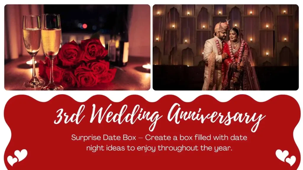 3rd Wedding Anniversary ideas
