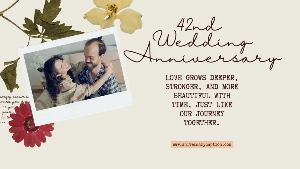 42nd Wedding Anniversary