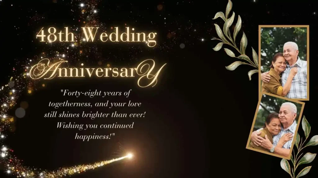 48th Anniversary Wishes for Parents