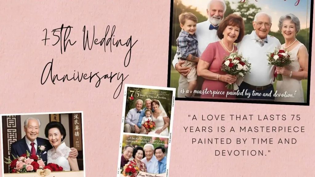75th Anniversary Quotes Gifts