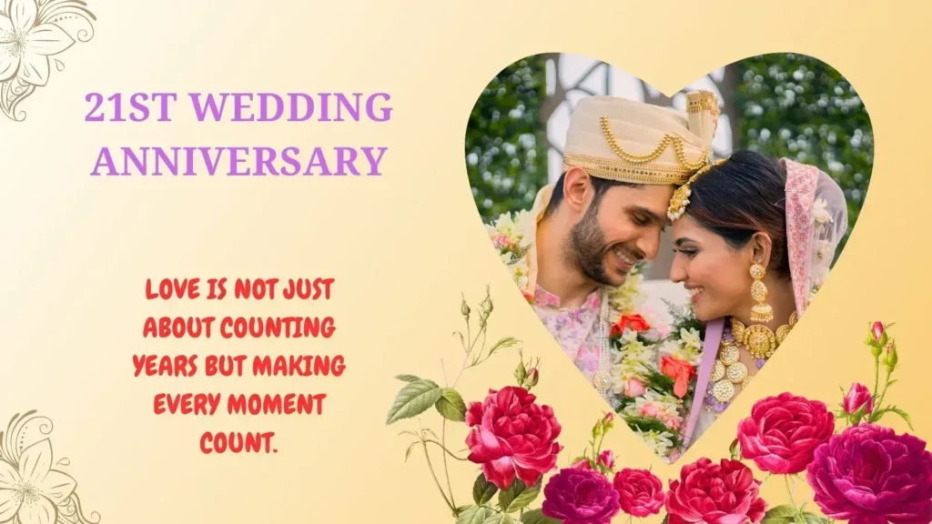 21st Wedding Anniversary