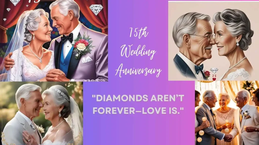 75th Anniversary Short Wishes