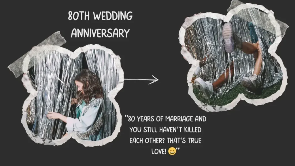 80th Anniversary Funny Quotes