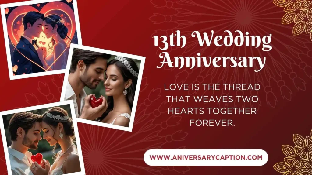 13th Anniversary Short Inspirational Wishes