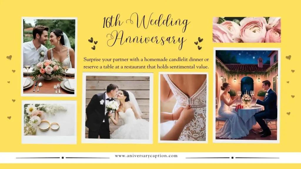 16th Wedding Anniversary