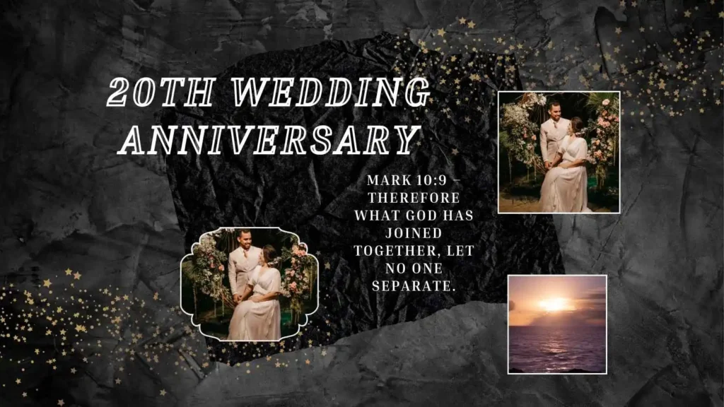 20th Anniversary Bible Verses