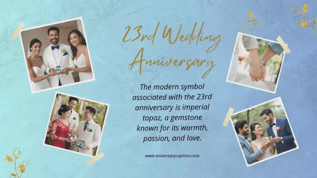 23rd Anniversary Gifts Symbol
