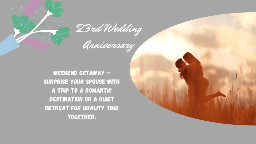 23rd Wedding Anniversary Gifts