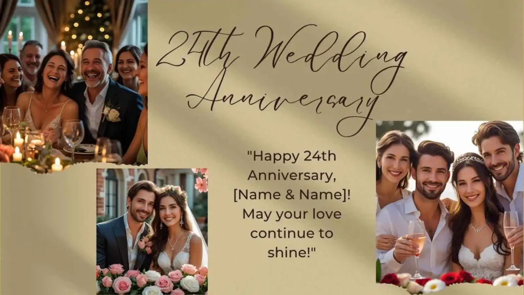 24th Anniversary Customizable Wishes