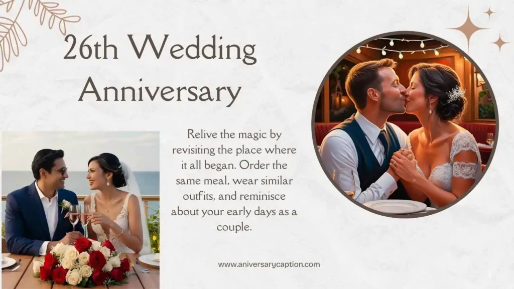 26th Wedding Anniversary