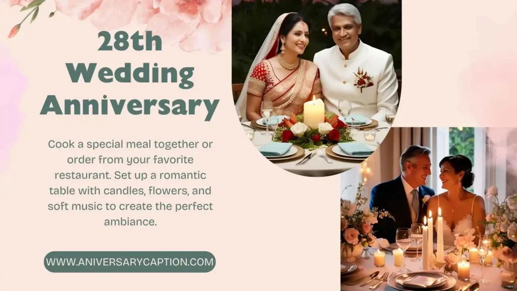 28th Wedding Anniversary