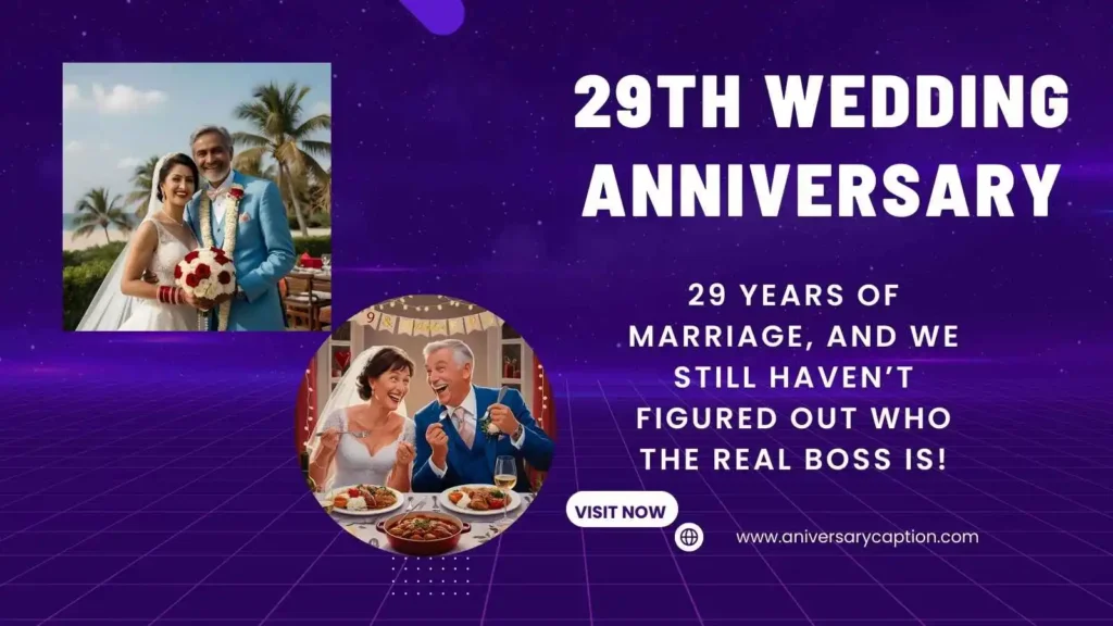 29th Anniversary Funny Wishes