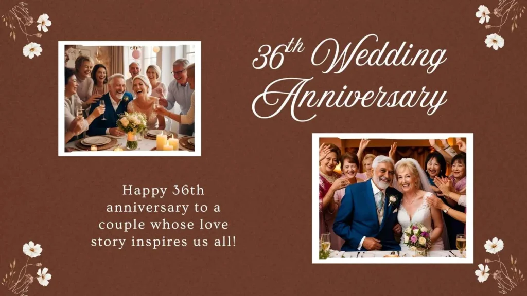 36th Anniversary Wishes and Messages