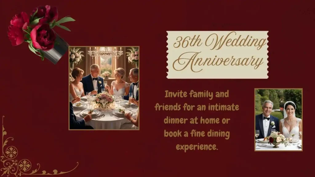 36th Wedding Anniversary