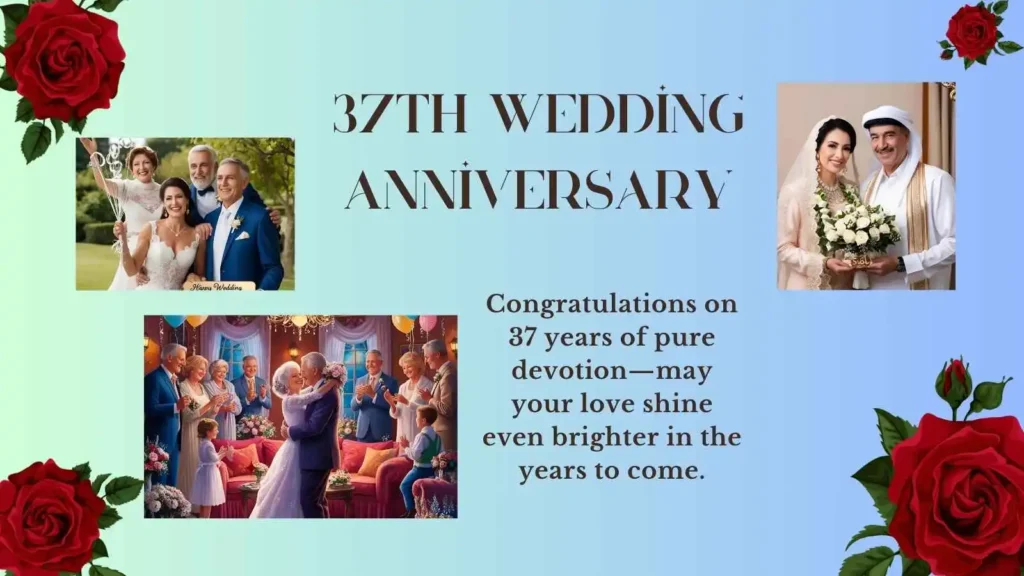 37th Anniversary Messages