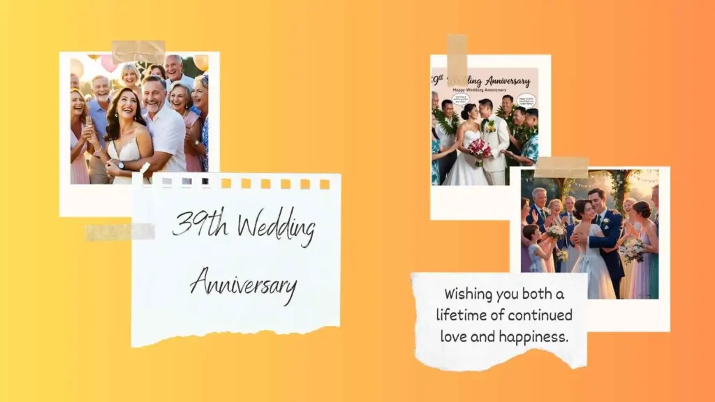 39th Anniversary Messages