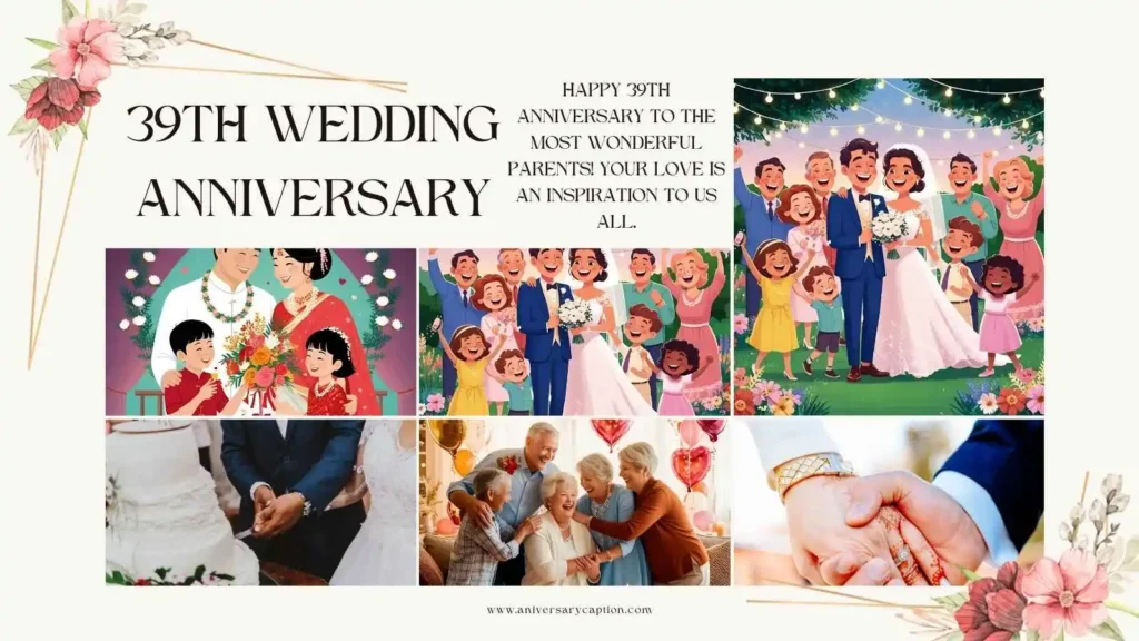 39th Anniversary Wishes for Parents
