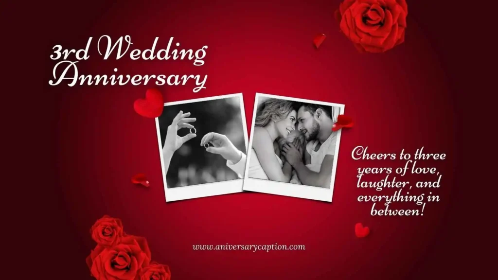 3rd Anniversary Customizable Wishes