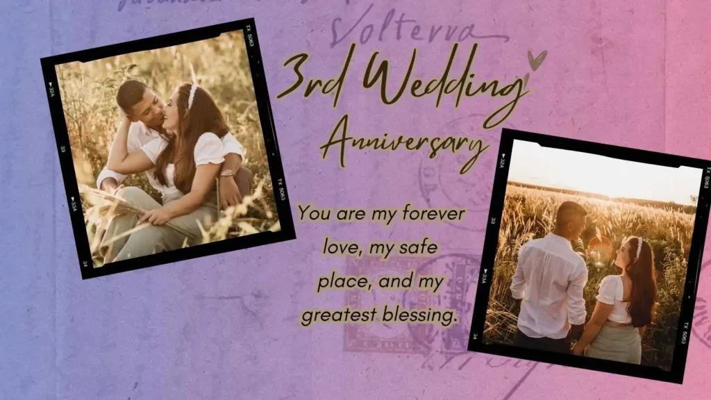 3rd Anniversary Quotes for Husband