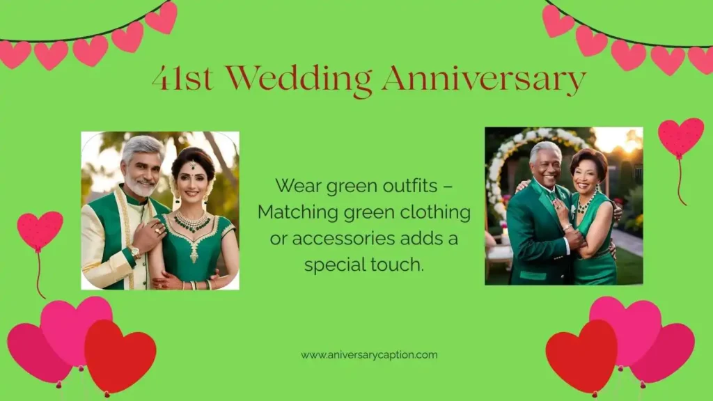 41st Anniversary Colors