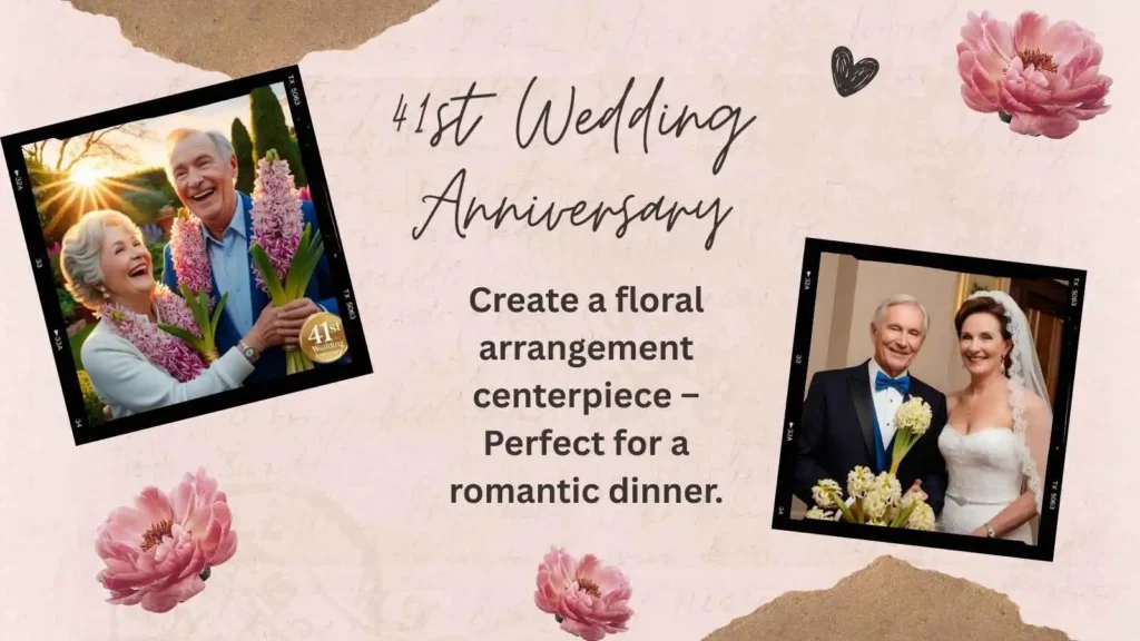 41st Anniversary Flower