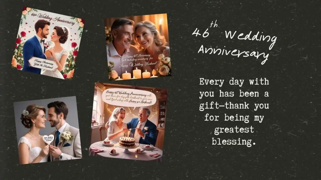 46th Anniversary Wishes for Husband