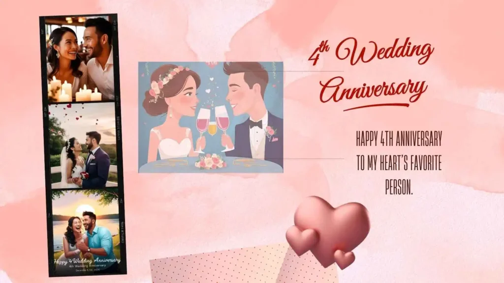 4th Anniversary Short Caption