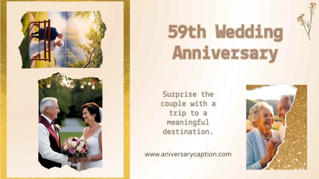 59th Anniversary Design Ideas