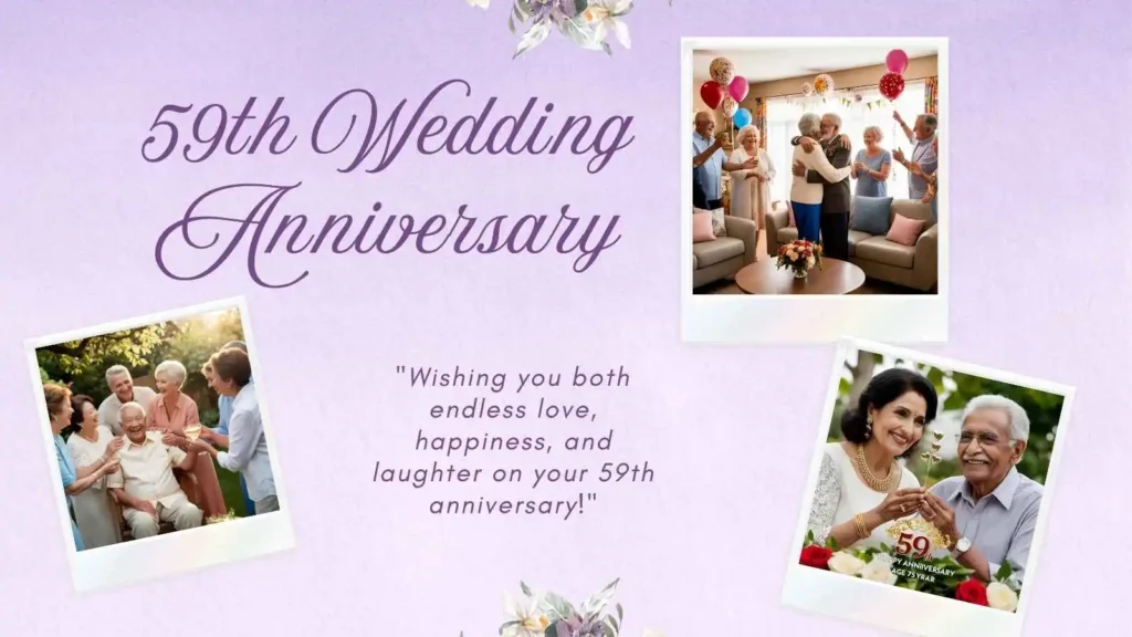59th anniversary Wishes