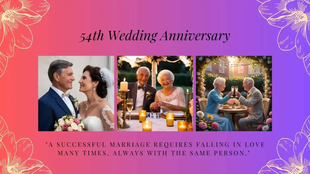 Unique 54th Anniversary Quotes