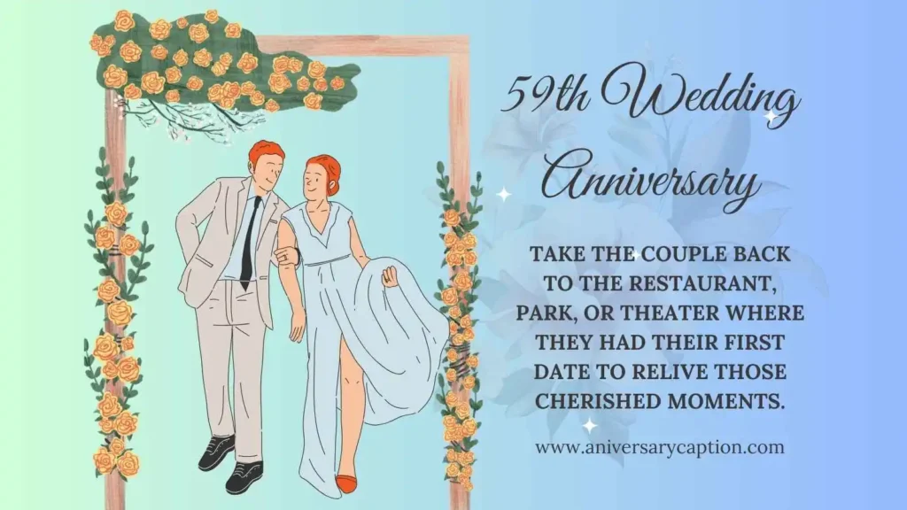 Unique 59th Wedding Anniversary