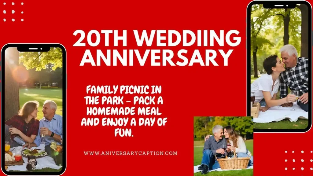 20th Wedding Anniversary ideas Family