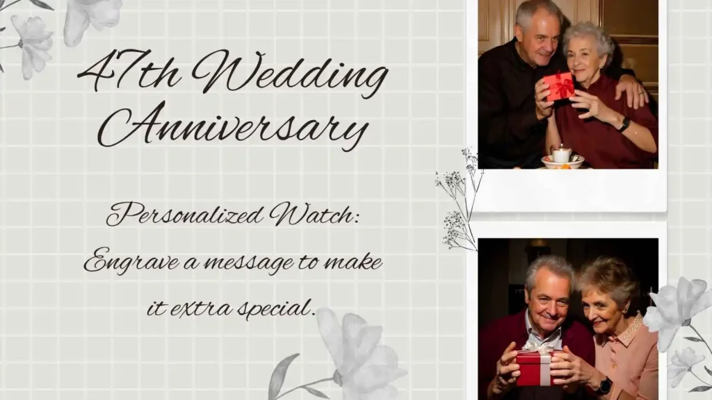 47th Anniversary Gift for Husband